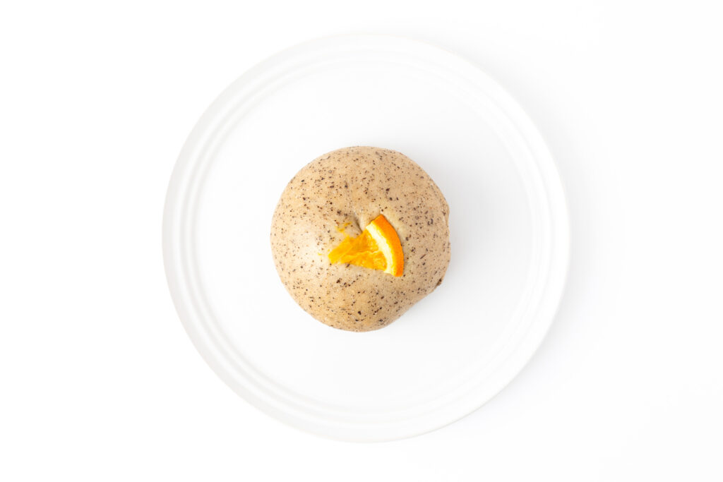 紅茶のハニークリームチーズベーグル