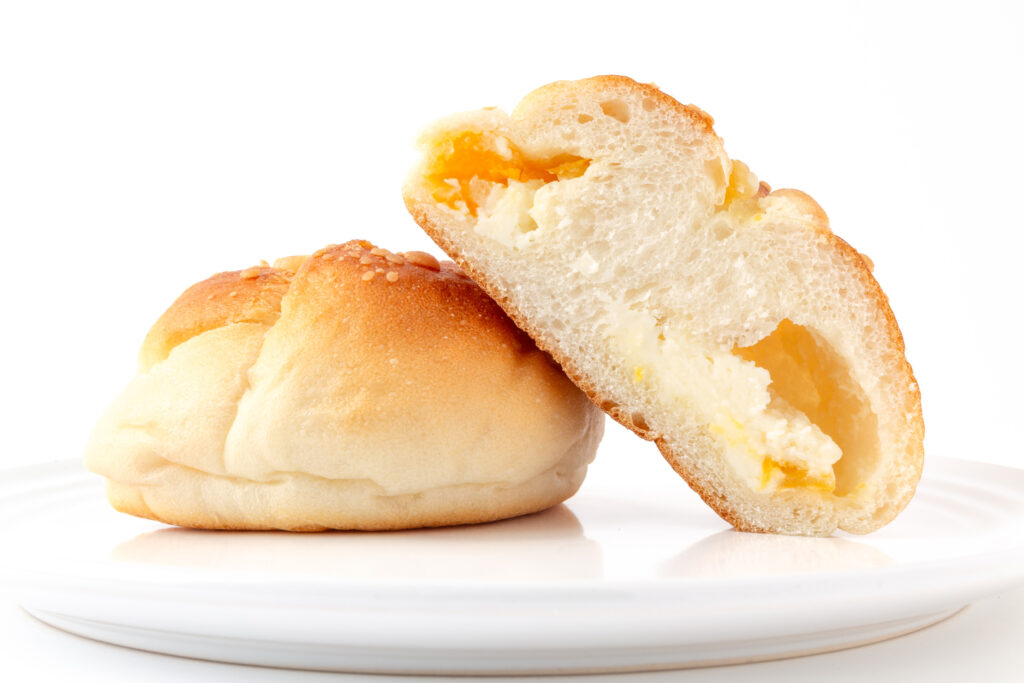 レモンとオレンジクリームチーズベーグル