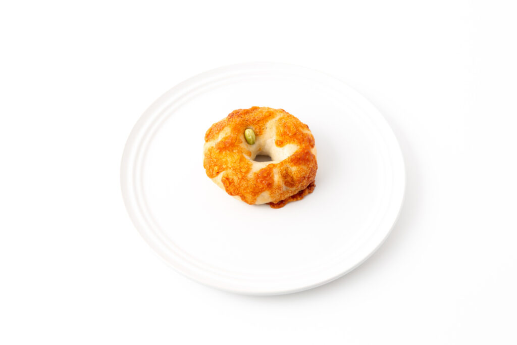 枝豆チーズベーグル