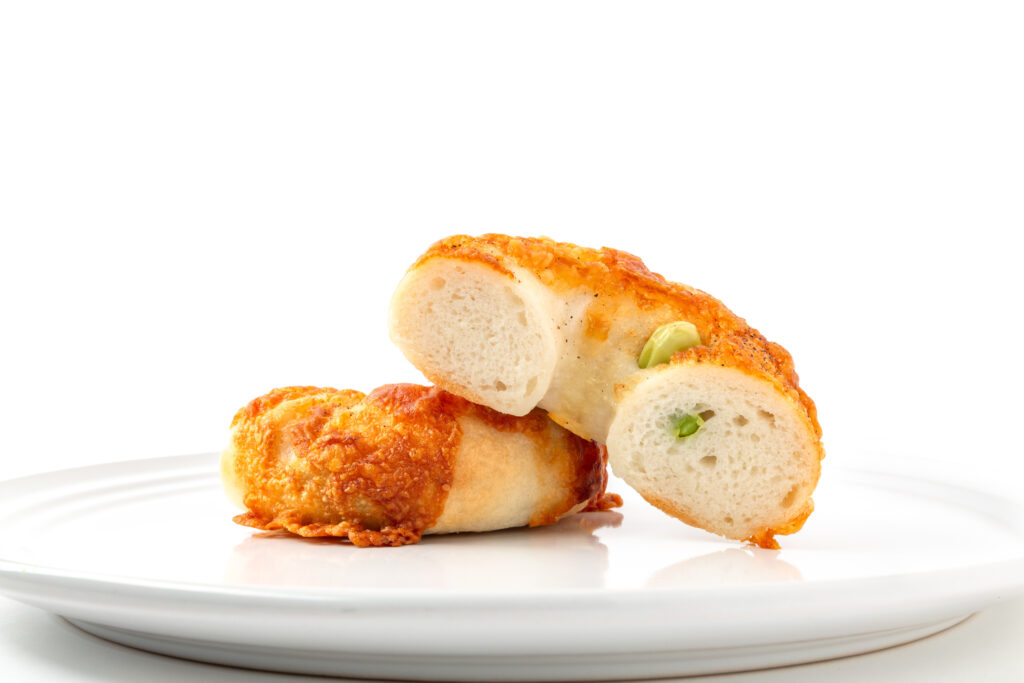 枝豆チーズベーグル