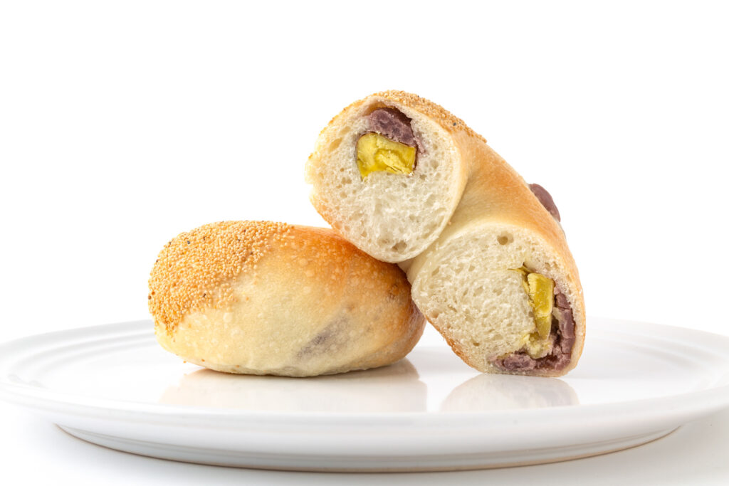 ぽろたん栗と美味しいあんこベーグル