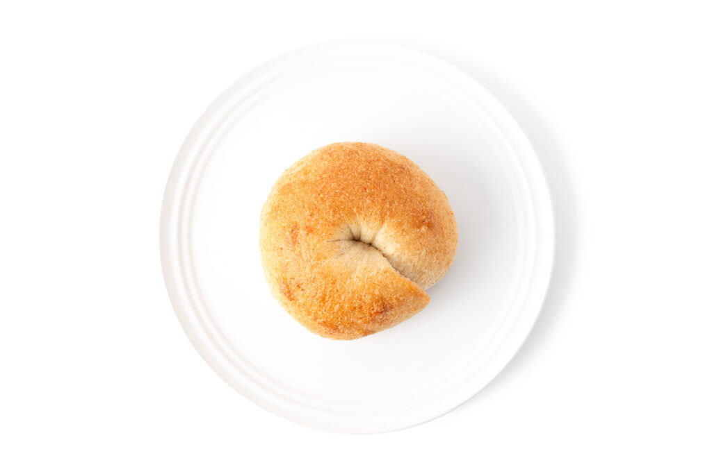 全粒粉のもちもちベーグル