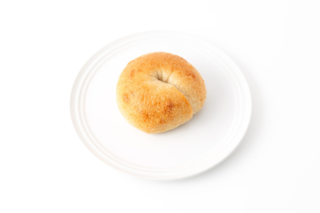 全粒粉のもちもちベーグル