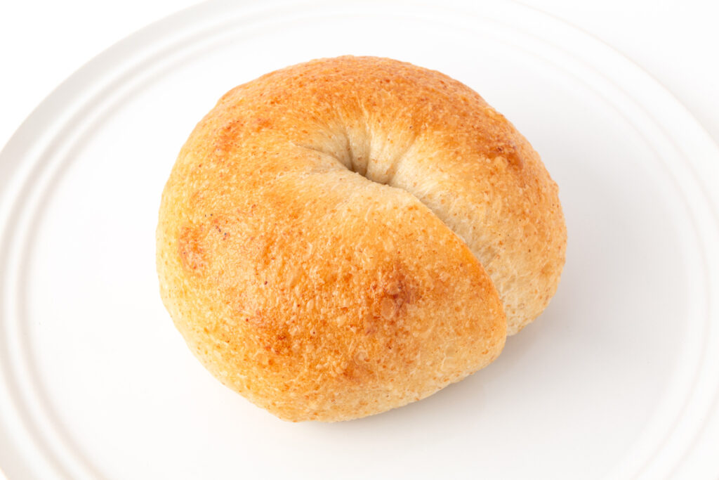 全粒粉のもちもちベーグル