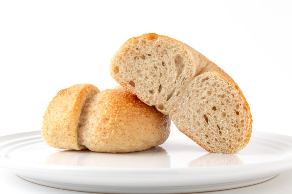 全粒粉のもちもちベーグル